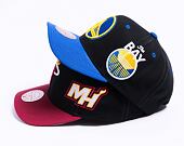 Kappe Mitchell & Ness Overbite Pro Snapback Miami Heat Black