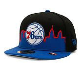 Kappe New Era 59FIFTY NBA "2022 Tip Off" Philadelphia 76ers - Black / Team Color
