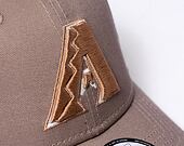 Kappe New Era 9FORTY MLB Patch Arizona Diamondbacks Retro - Ash Brown