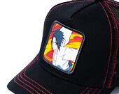 Kappe Capslab Naruto Trucker - Sasuké - Black / Black