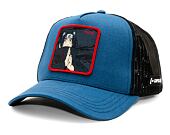 Kappe Capslab Naruto Trucker - Itachi - Royal Blue / Black
