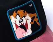 Kappe Capslab - Trucker Looney Tunes Trucker Abgenutzt Taz - Schwarz / Sand / Rot