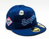 Kappe New Era 59FIFTY MLB Coops Pin Retro Crown Texas Rangers Cooperstown Team Color