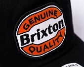 Kappe Brixton Keaton MP Trucker Hat - Black/Black