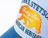 Kappe Stetson - Trucker Cap Bear - Light Blue/Blue