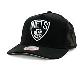 Kappe Mitchell & Ness - NBA Monogram Trucker Brooklyn Nets Black
