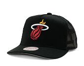 Kappe Mitchell & Ness - NBA Monogram Trucker Miami Heat Black