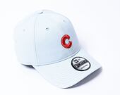 Kappe New Era - 9FORTY Summer Washed - Chicago Cubs - Pastel Blue / Scarlet
