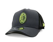 Kappe New Era - 9FORTY Trucker Seasonal - AC Milan - Grey Heather