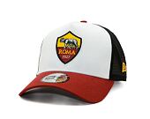 Kappe New Era - 9FORTY Trucker Core AS Roma - White / Red