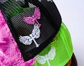 Kappe Reflection Luxury Fuzzy Trucker Trauben Lila