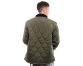 Jacke New Era - Quilted Coaches Jacket - New Olive / White