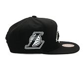 Kappe Mitchell & Ness - Evergreen Black/White Snapback - LA Lakers - Black