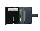 Geldbörse Secrid Miniwallet Emboss Lines Teal