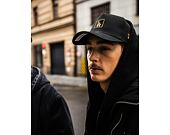 Kappe New Era - 9FORTY A-Frame MLB Metallic Patch - LA Dodgers - Black / Gold