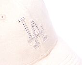 Damen Kappe New Era - 9FORTY Womens MLB Velour Diamante - LA Dodgers - Stone