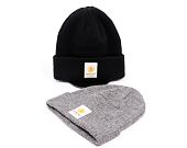 Mütze Upfront - Stranded Beanie Dark Grey Melange