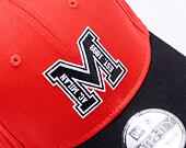 Kappe New Era - M Logo 39THIRTY - AC Milan - Scarlet / Black