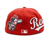 Kappe New Era - MLB Image Drop - All Over Print 59FIFTY - Cincinnati Reds - Scarlet