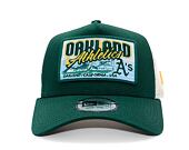 Kappe New Era - MLB City Patch 9FORTY Trucker - Oakland Athletics - Dark Green