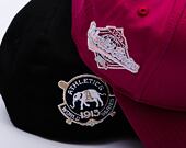 Kappe New Era - MLB World Series 9FIFTY Original Fit - Atlanta Braves - Burgundy / Pink