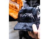 Kappe Reflection Luxury Fuzzy Trucker - Black Midnight Contrast