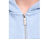 Pullover Karl Kani - College Heavy Crop Zip Hoodie - light blue