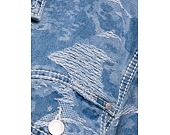 Jacke Karl Kani - Og K Distress Camo Os Denim Jacket - medium blue