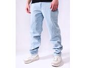 Hose Karl Kani - Og Baggy Five Pocket Flames Denim - bleached blue