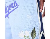 Shorts New Era - MLB Floral Mesh - LA Dodgers - Pastel Blue