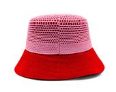 Hut Kangol - Double Mesh Lahinch - Peony Pink/Scarlet