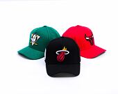 Kappe Mitchell & Ness - Miami Heat - Kicking Wool Pro Strapback - Black