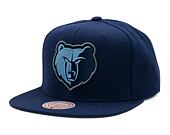 Kappe Mitchell & Ness - NBA Team Ground 2.0 Snapback - Memphis Grizzlies - Blue