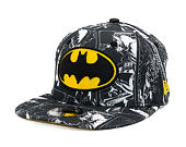 Kinder Kappe New Era - WARNER BROS DC Print 9FIFTY - Batman - Yellow / Black