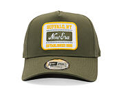 Kappe New Era - Branded Washed Patch 9FORTY A-Frame - New Olive