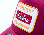Kappe New Era - Branded Washed Patch 9FORTY A-Frame - Cherry