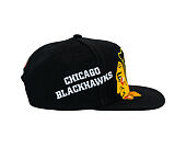 Kappe Mitchell & Ness - NHL Big Time Snapback - Chicago Blackhawks - Black