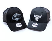 Kappe New Era - NBA Homefield Trucker 9FORTY - LA Lakers - Black / Grey