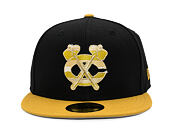 Kappe New Era - NHL 59FIFTY Day - Chicago Blackhawks - Black & Gold