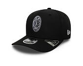 Kappe New Era - Recycled 9SEVENTY Stretch-Snap - AC Milan - Black