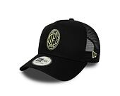 Kappe New Era - Seasonal 9FORTY Trucker - AC Milan - Black