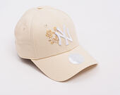 Damen Kappe New Era - MLB Roses 9FORTY - NY Yankees - Cream