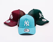 Kappe New Era - MLB Contrast Stitch WS Retro 9FORTY Trucker - NY Yankees - Blue
