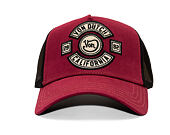 Kappe Von Dutch - Trucker - MC Logo - Burgundy/Black
