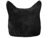 Kangol - Faux Fur Pointed Beanie - Black
