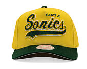 Kappe Mitchell & Ness - Harvest Gold Pro Crown - Seattle Supersonics - Gold/Green