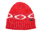 Oakley Haube - W. Ellipse Ribbed Beanie - Hibiscus Red