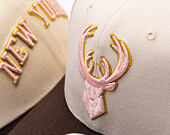 Kappe Mitchell & Ness - Blush Sand Classic Red - Milwaukee Bucks - Sand/Brown