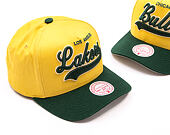 Kappe Mitchell & Ness - Harvest Gold Pro Crown - LA Lakers - Gold/Green