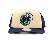 Kappe Mitchell & Ness - NBA Vintage Block Trucker HWC - Dallas Mavericks - Cream